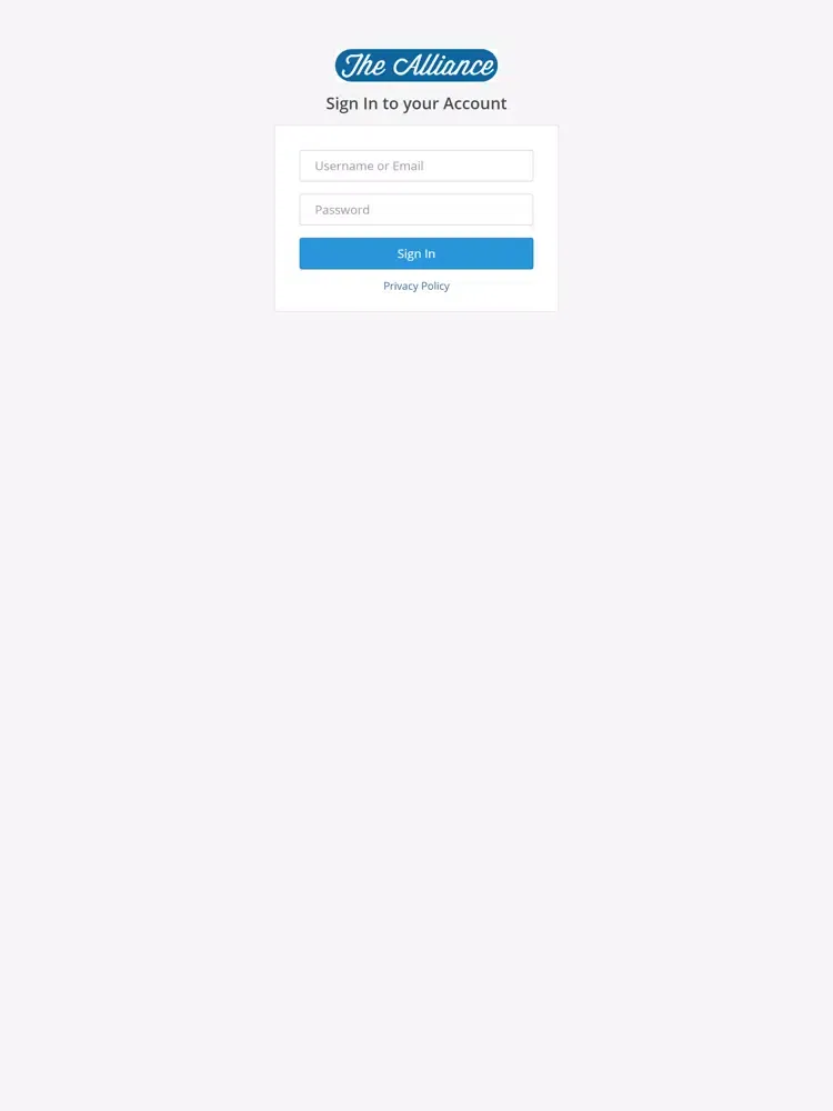 The Alliance Mobile App iPad  স্ক্রিনশট