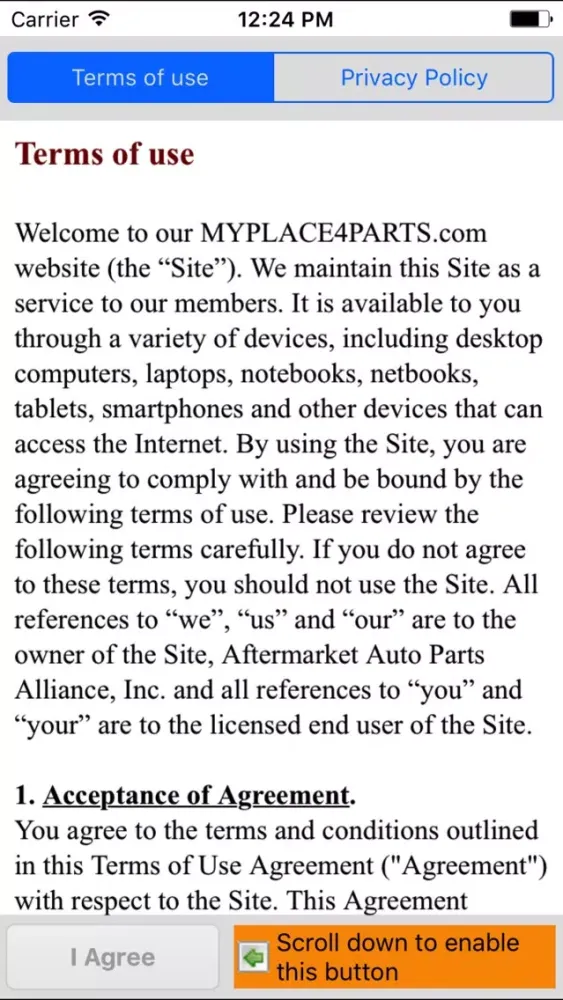 Скриншоты MYPLACE4PARTS