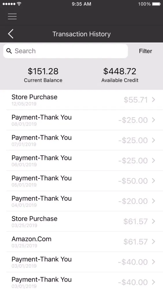 Скриншоты Trek Card App