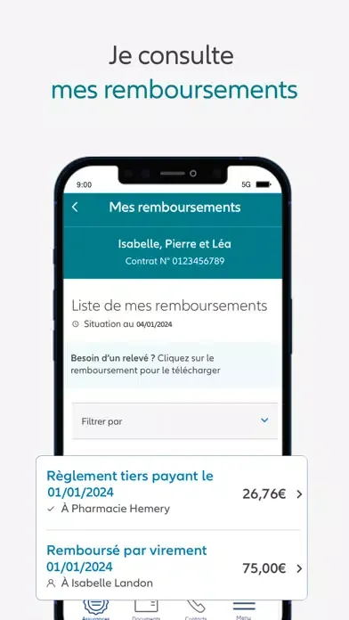 Mon Allianz mobile Ekran Görüntüleri