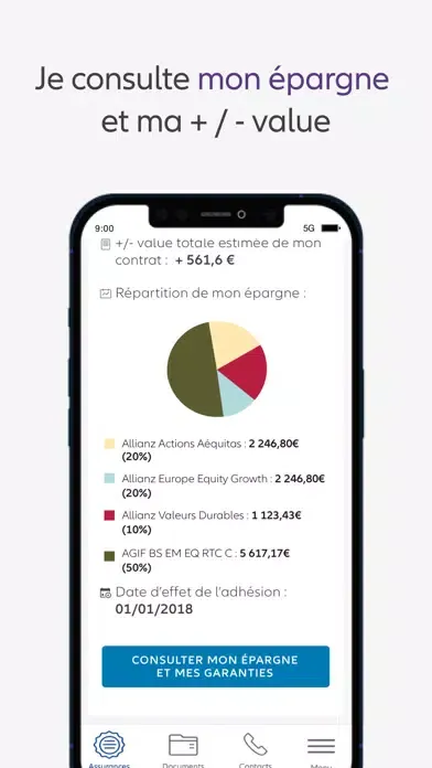 Mon Allianz mobile Ekran Görüntüleri