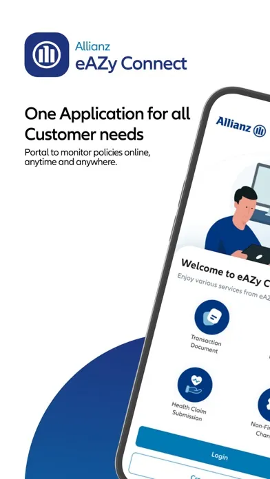 Скриншоты Allianz eAZy connect