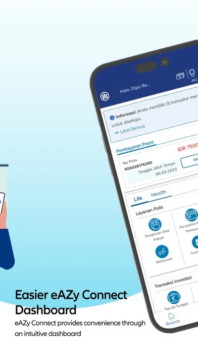 Скриншоты Allianz eAZy connect