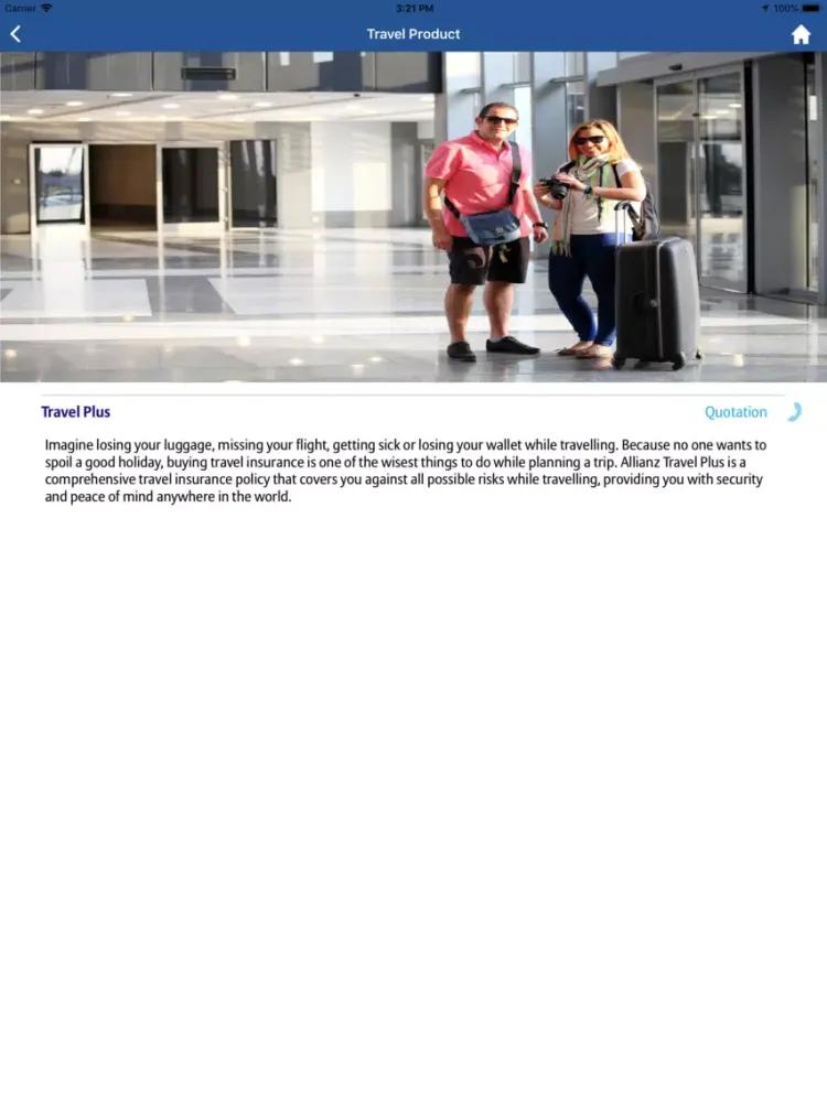 Capturas de pantalla de My Allianz App iPad 