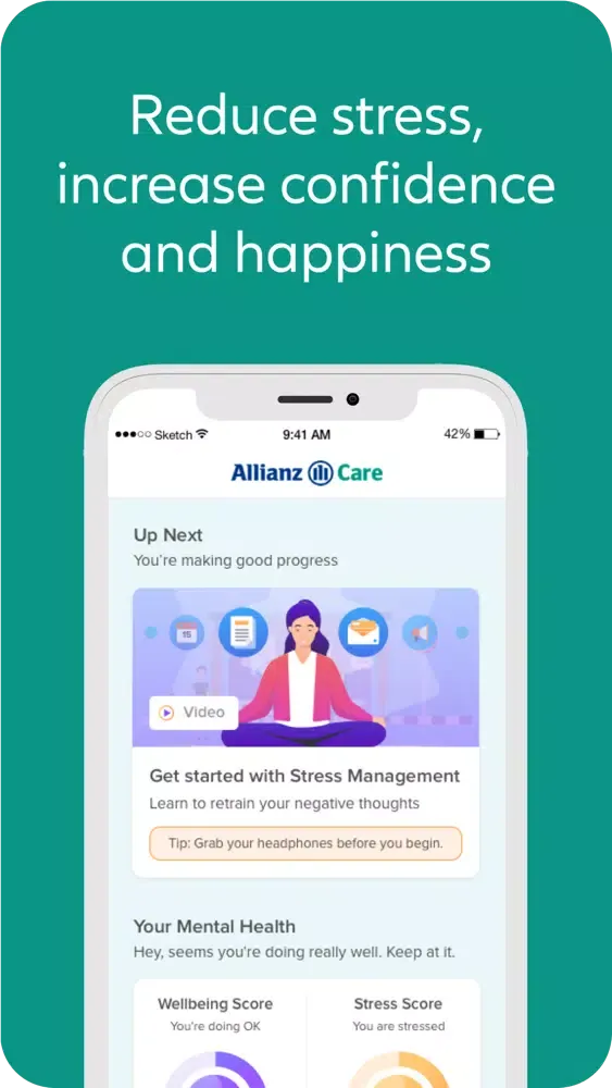 Allianz Care Mental Wellbeing Ekran Görüntüleri