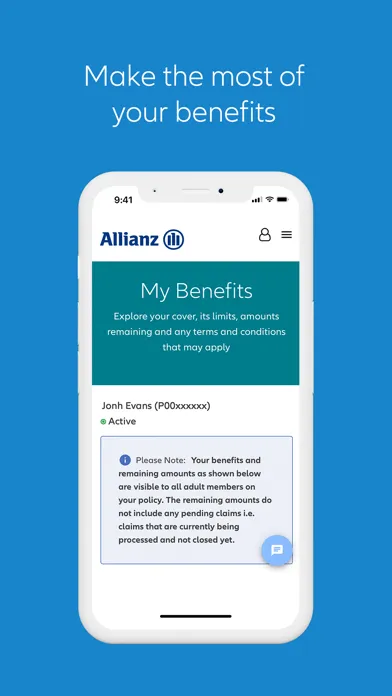 Allianz MyHealth سکرین شاٹس
