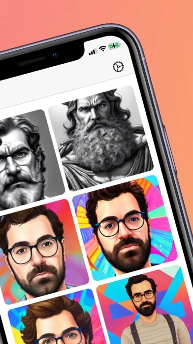 ภาพหน้าจอของ Luna AI Magic Avatar Art Maker