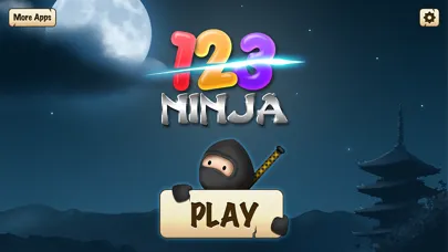 123 Ninja the First Numbers Slicing Game for Kids স্ক্রিনশট
