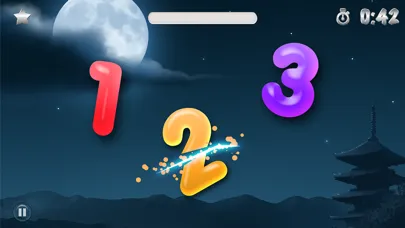 123 Ninja the First Numbers Slicing Game for Kids স্ক্রিনশট