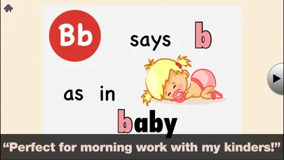 Captures d'écran de Beginning Sounds - Endless Phonics Reader