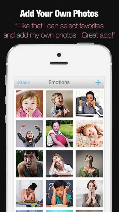 Capturas de pantalla de ABA Flash Cards & Games - Emotions