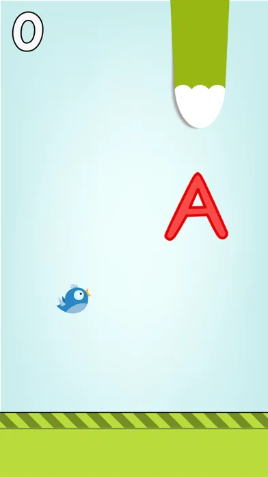 Captures d'écran de ABC Flappy Game - Learn The Alphabet Letter & Phonics Names One Bird at a Time