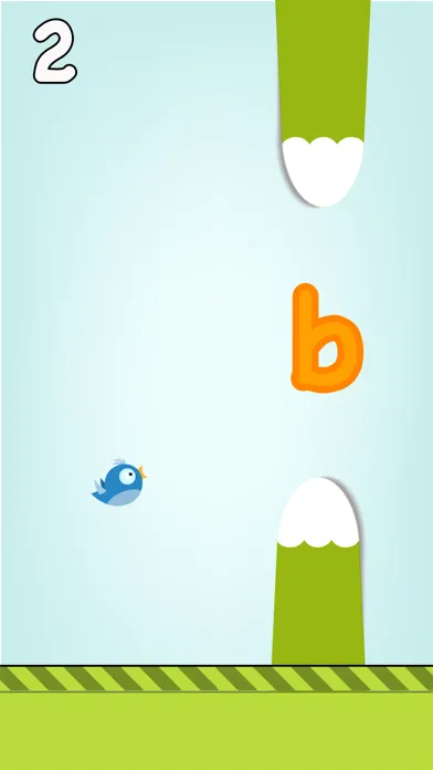 Captures d'écran de ABC Flappy Game - Learn The Alphabet Letter & Phonics Names One Bird at a Time