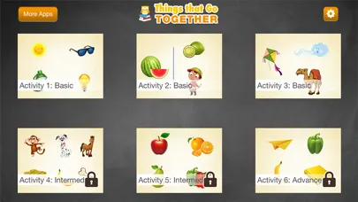 Screenshot di Montessori - Things That Go Together Matching Game
