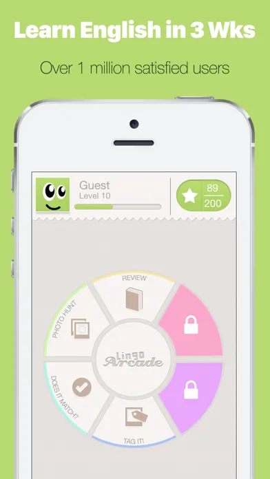 Capturas de tela do Learn English with Lingo Arcade