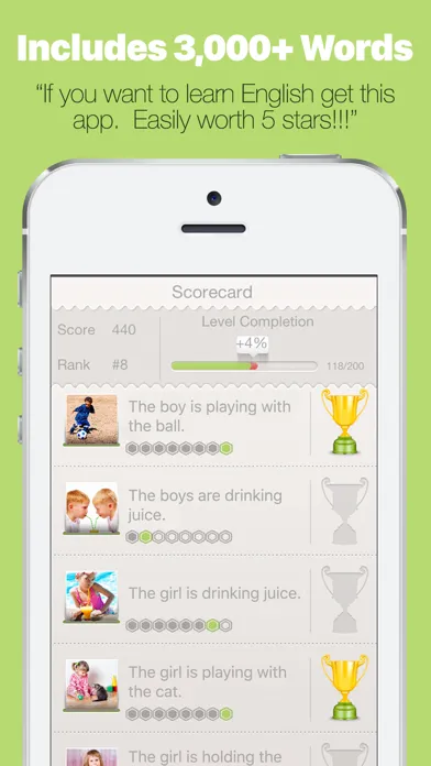 Capturas de tela do Learn English with Lingo Arcade