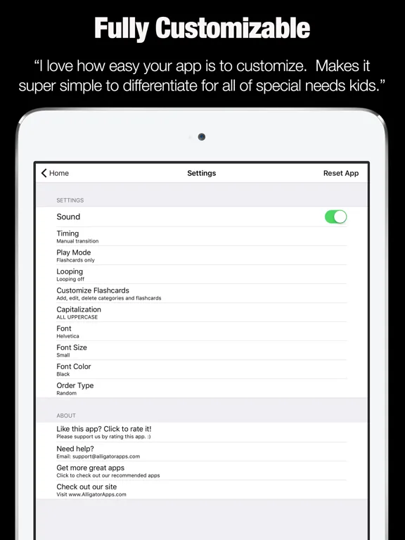 Capturas de pantalla de Flashcards for Kids - First Food Words iPad 