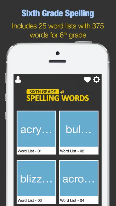Sixth Grade Spelling Words应用截图