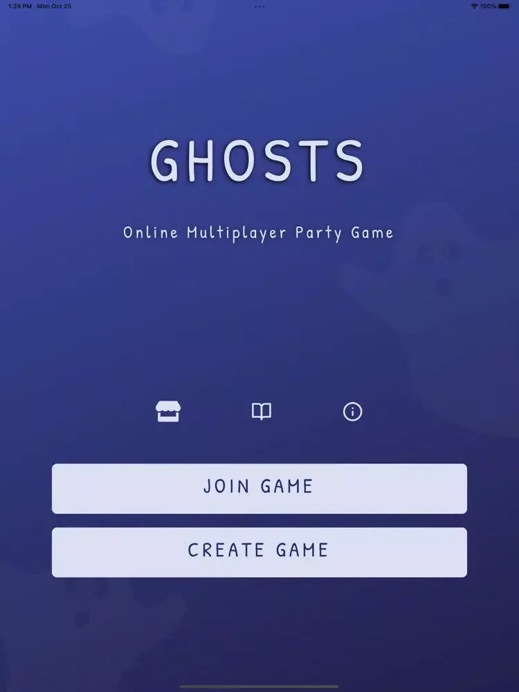 Ghosts - Online Party Game iPad 应用截图