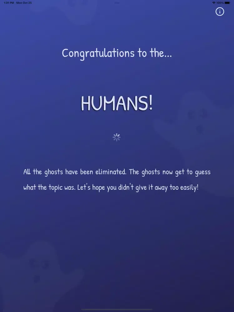 Ghosts - Online Party Game iPad 应用截图
