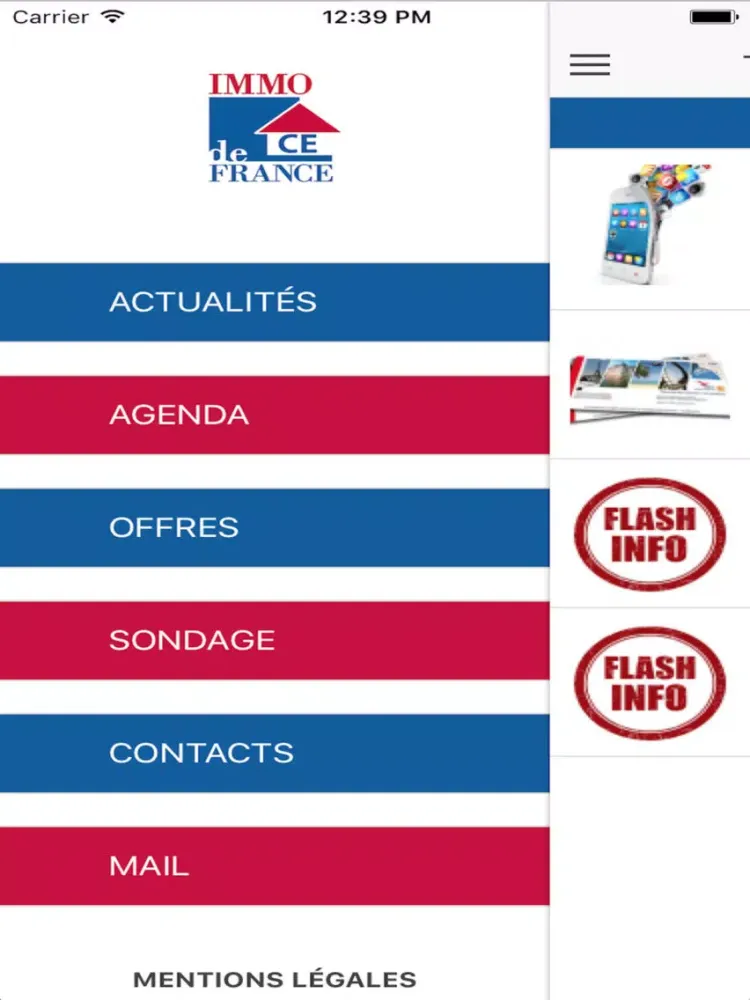 Immo de France CSE iPad  سکرین شاٹس
