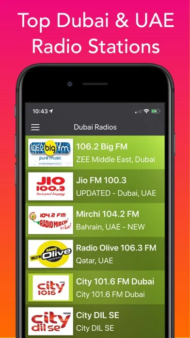Dubai Radio - Best Live UAE Screenshots