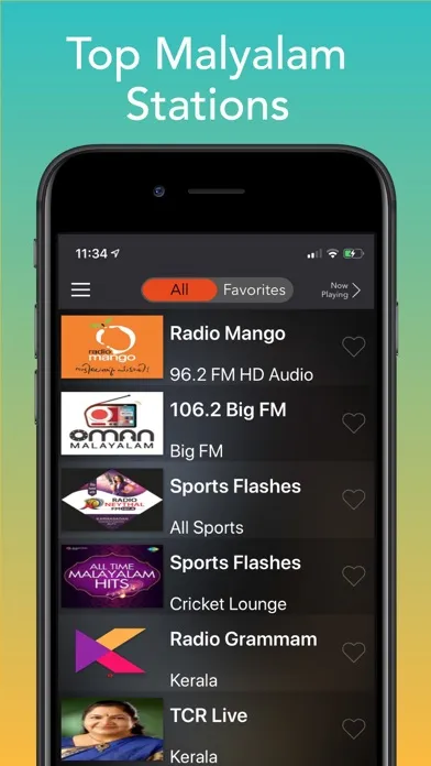Скриншоты Malayalam Radio Pro - India FM