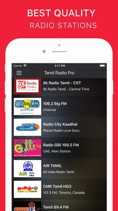 Capturas de pantalla de Tamil Radio Pro - No Ads