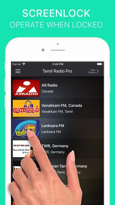 Capturas de pantalla de Tamil Radio Pro - No Ads