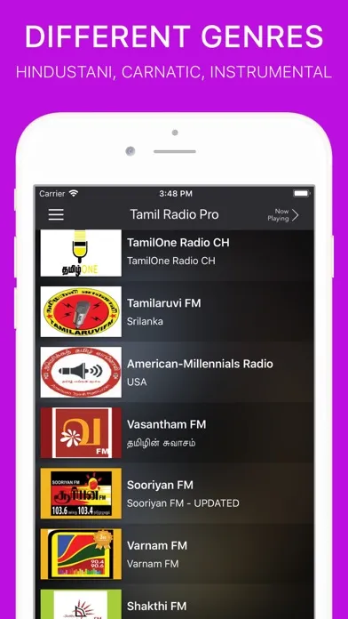 Capturas de pantalla de Tamil Radio Pro - No Ads