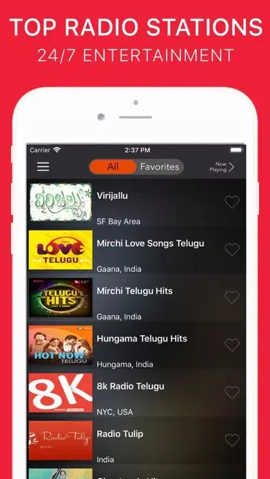Telugu Radio Pro - Indian FM 스크린샷