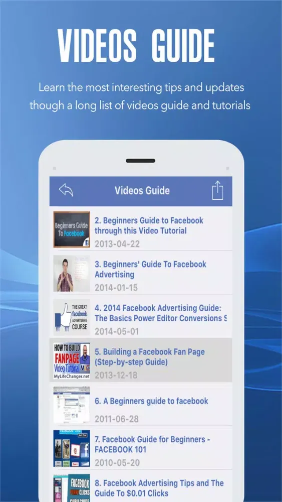 Capturas de pantalla de All in One - For Facebook Best Guide & Tips