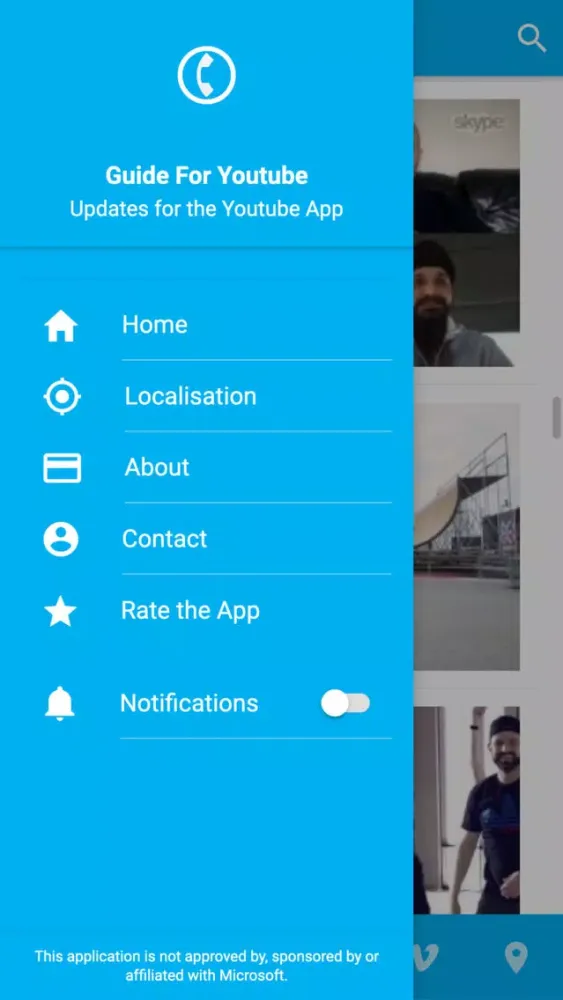 Ảnh chụp màn hình của All in One For Skype