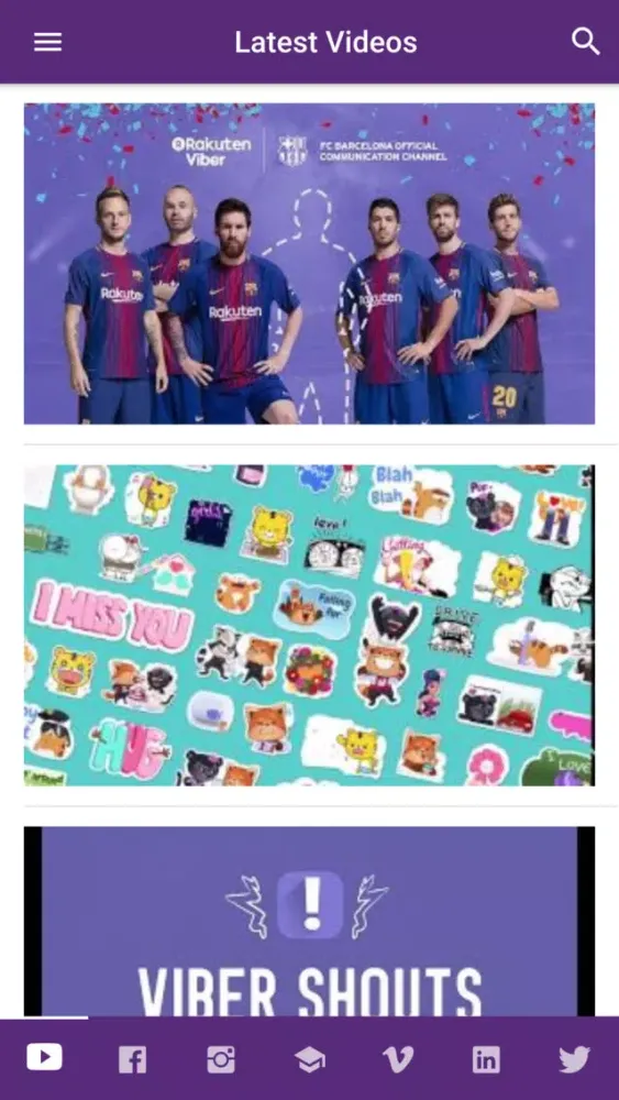 Capturas de tela do All in One For Viber