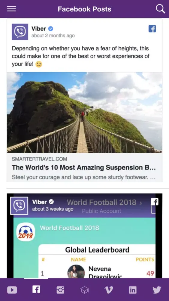 Capturas de tela do All in One For Viber