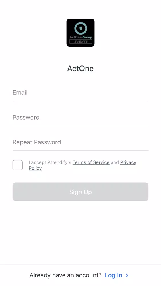 ActOne Events Ekran Görüntüleri