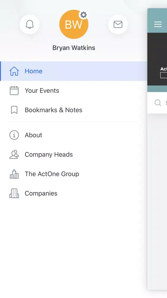 ActOne Events Screenshots