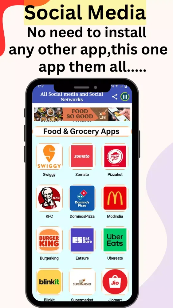 Social media all in one place 스크린샷