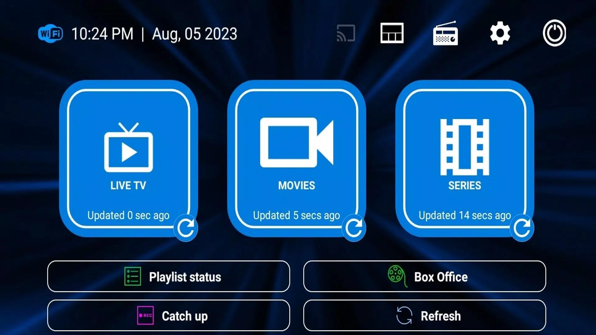 All IPTV Player Screenshots