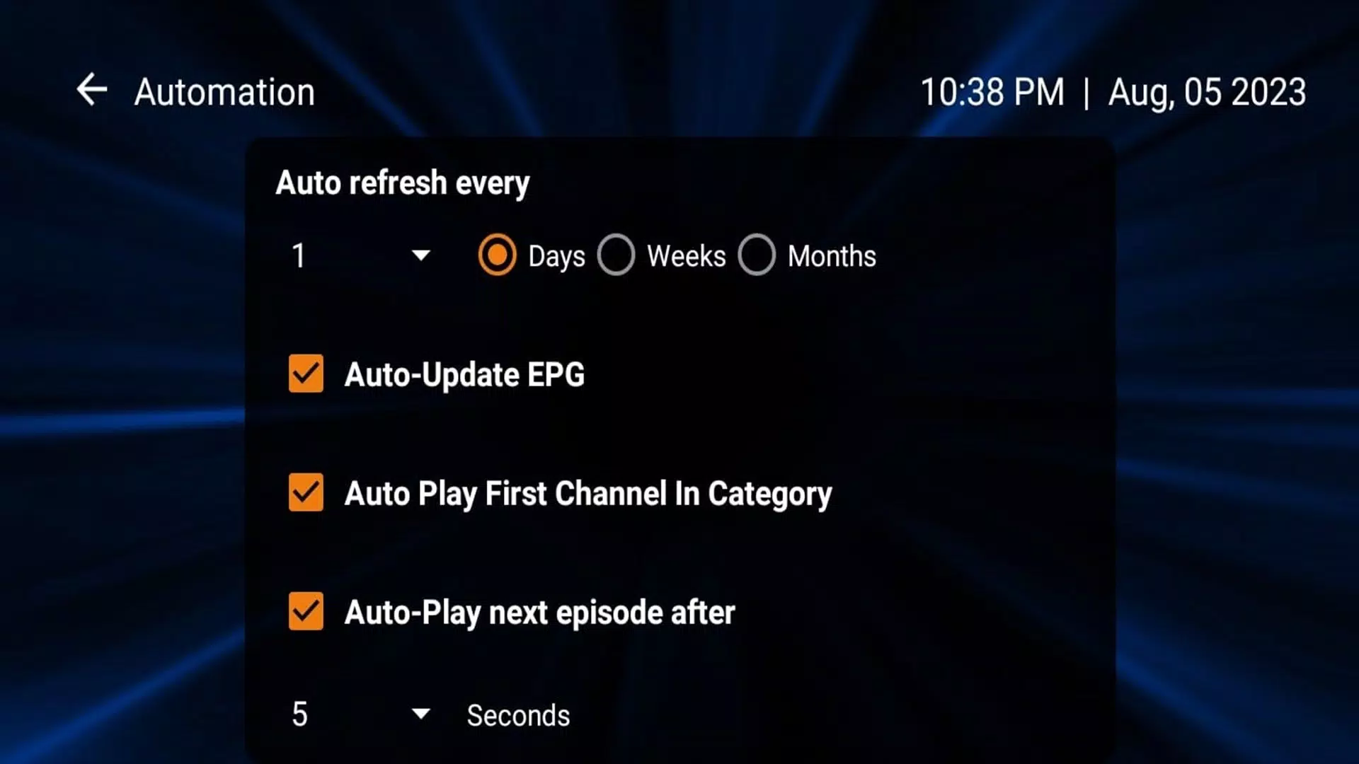 All IPTV Player Screenshots