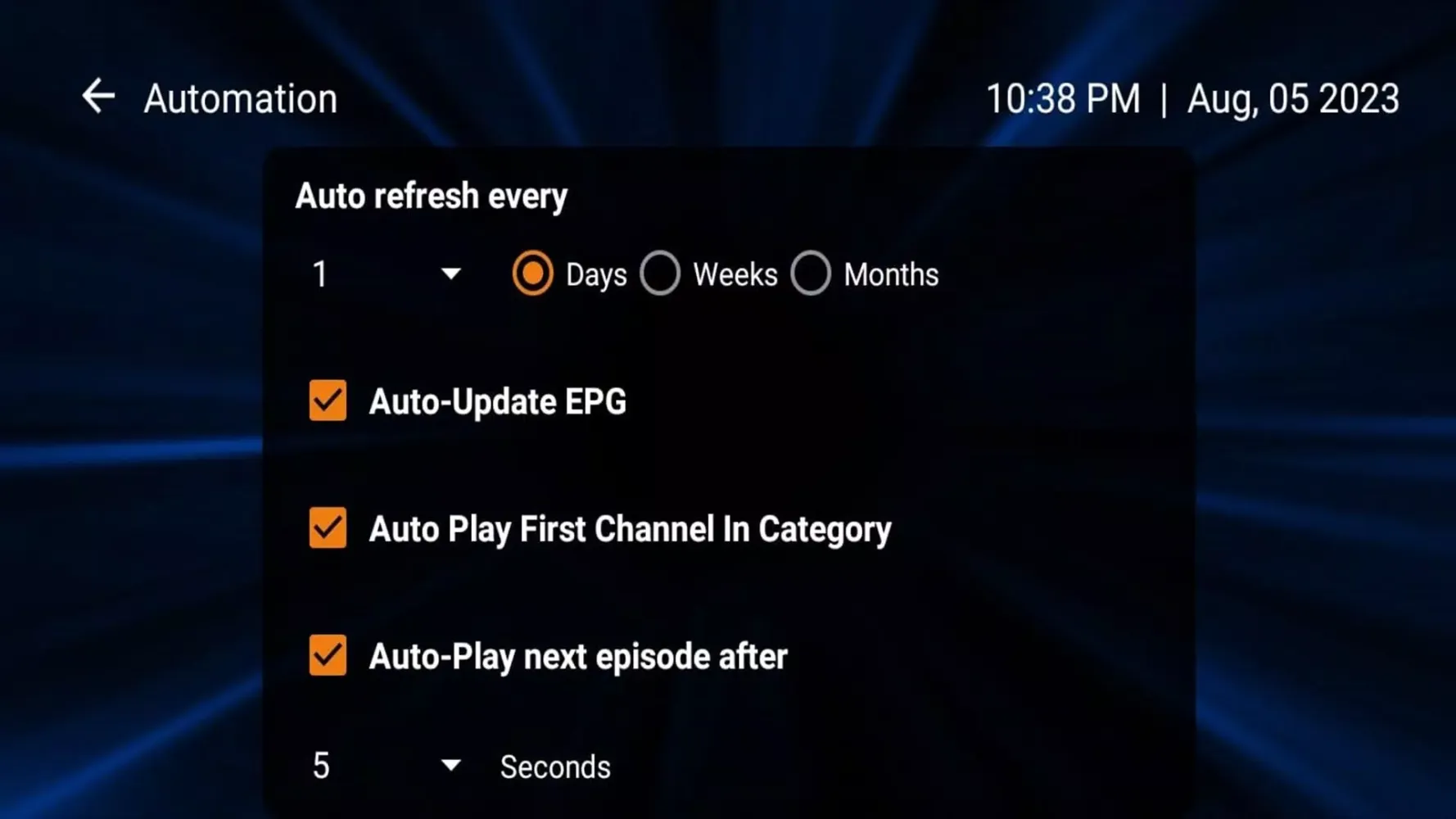 Capturas de pantalla de All IPTV Player