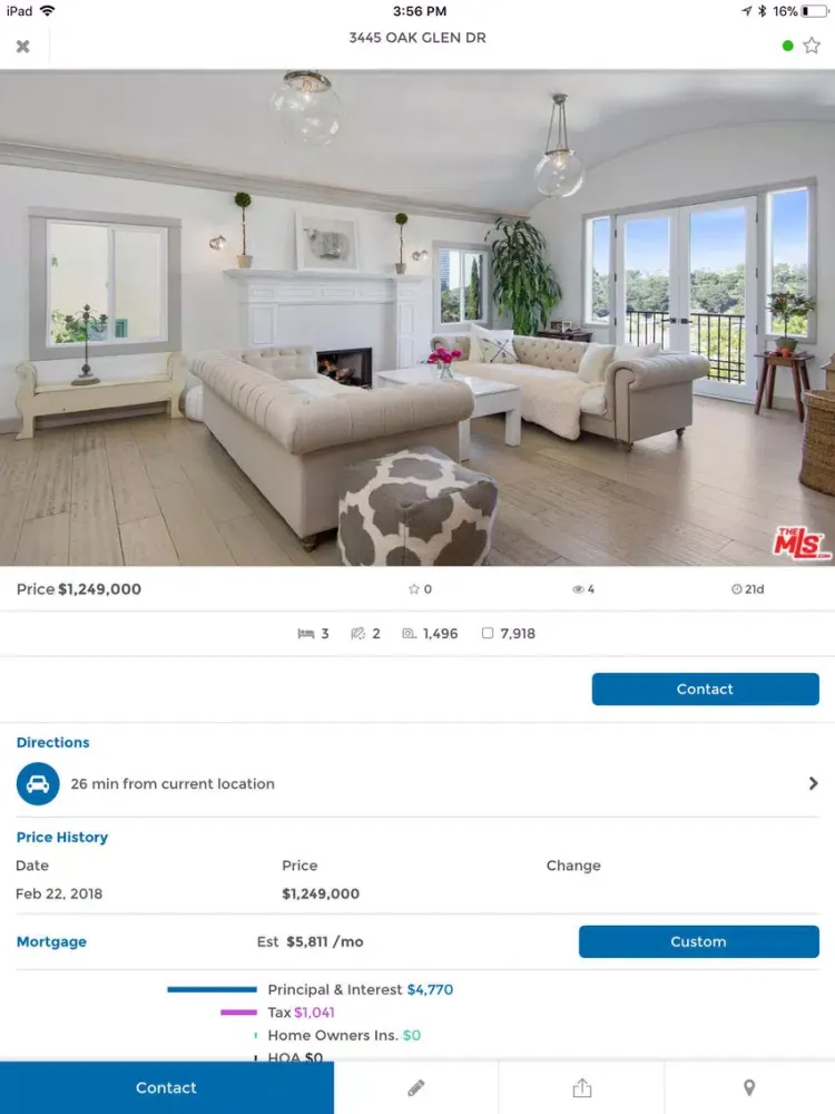 Zrzuty ekranu The Garvey Team Real Estate iPad 