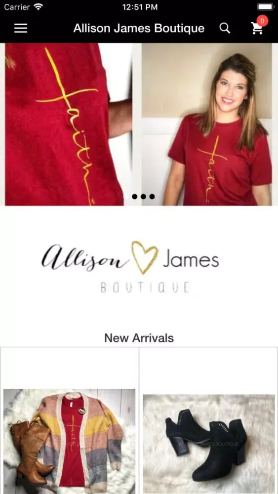 Allison James Boutique应用截图