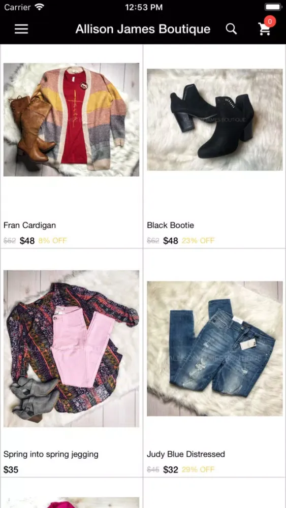 Allison James Boutique应用截图