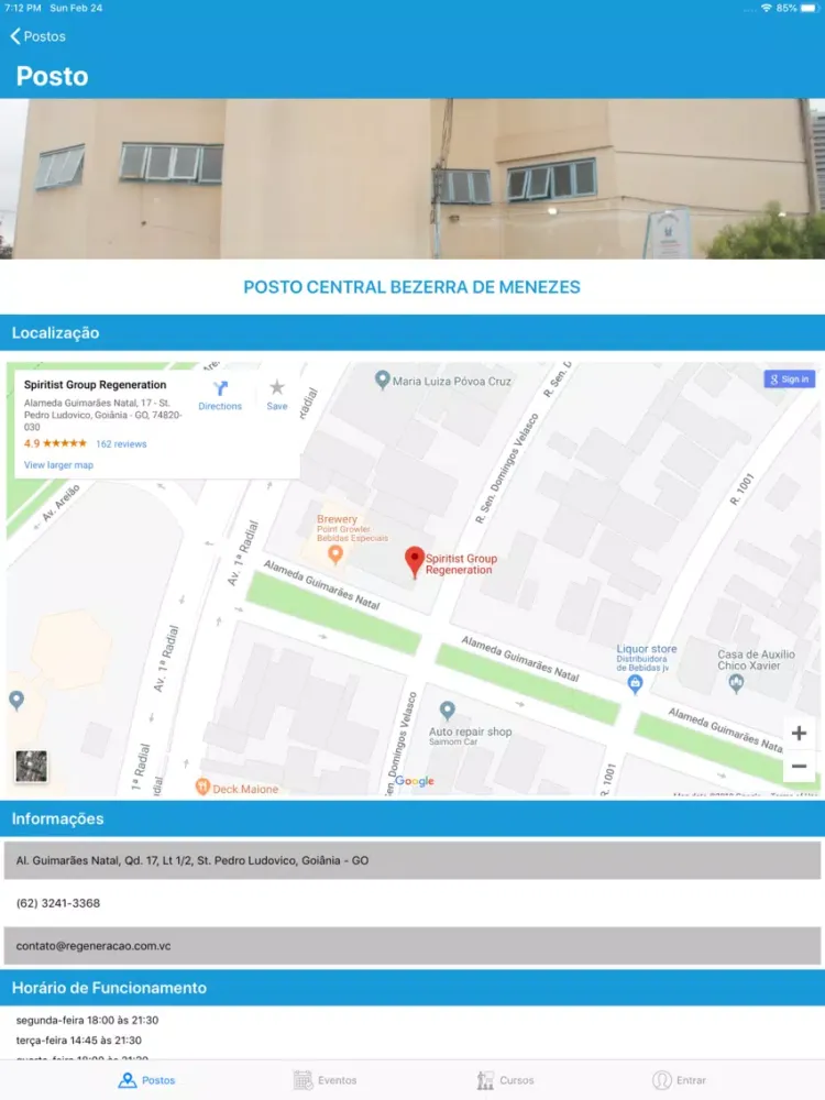 Tangkapan layar Regeneração iPad 