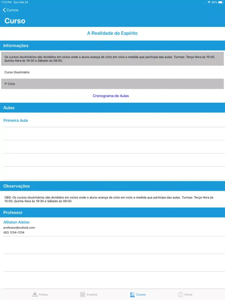 Tangkapan layar Regeneração iPad 