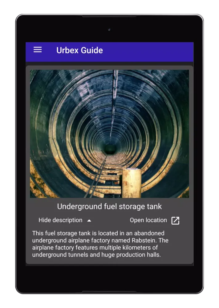 Urbex Guide (Basic Version) Screenshots