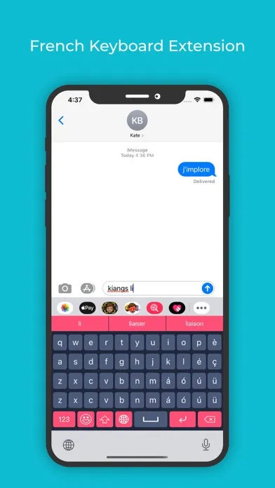 ภาพหน้าจอของ French Keyboard: Translator