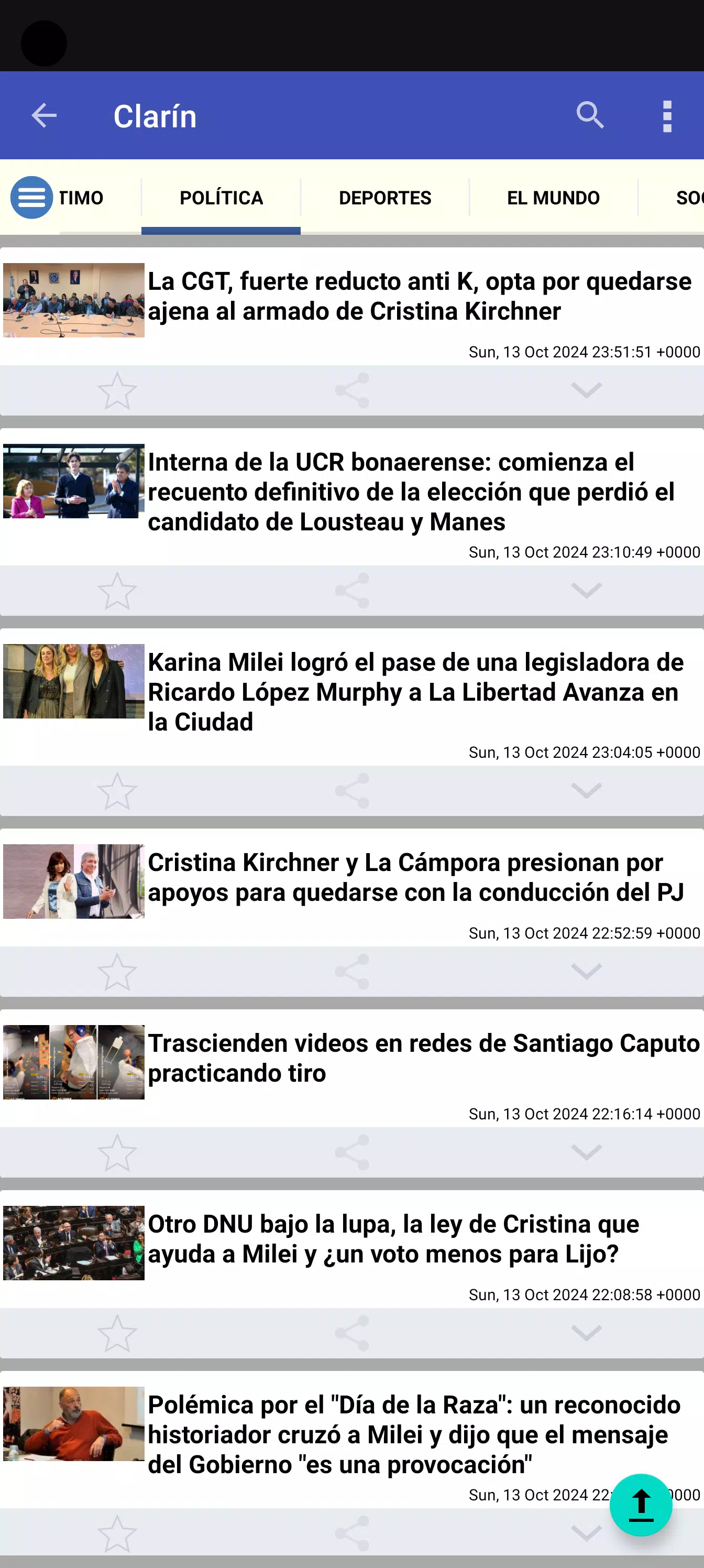 Argentina News Screenshots
