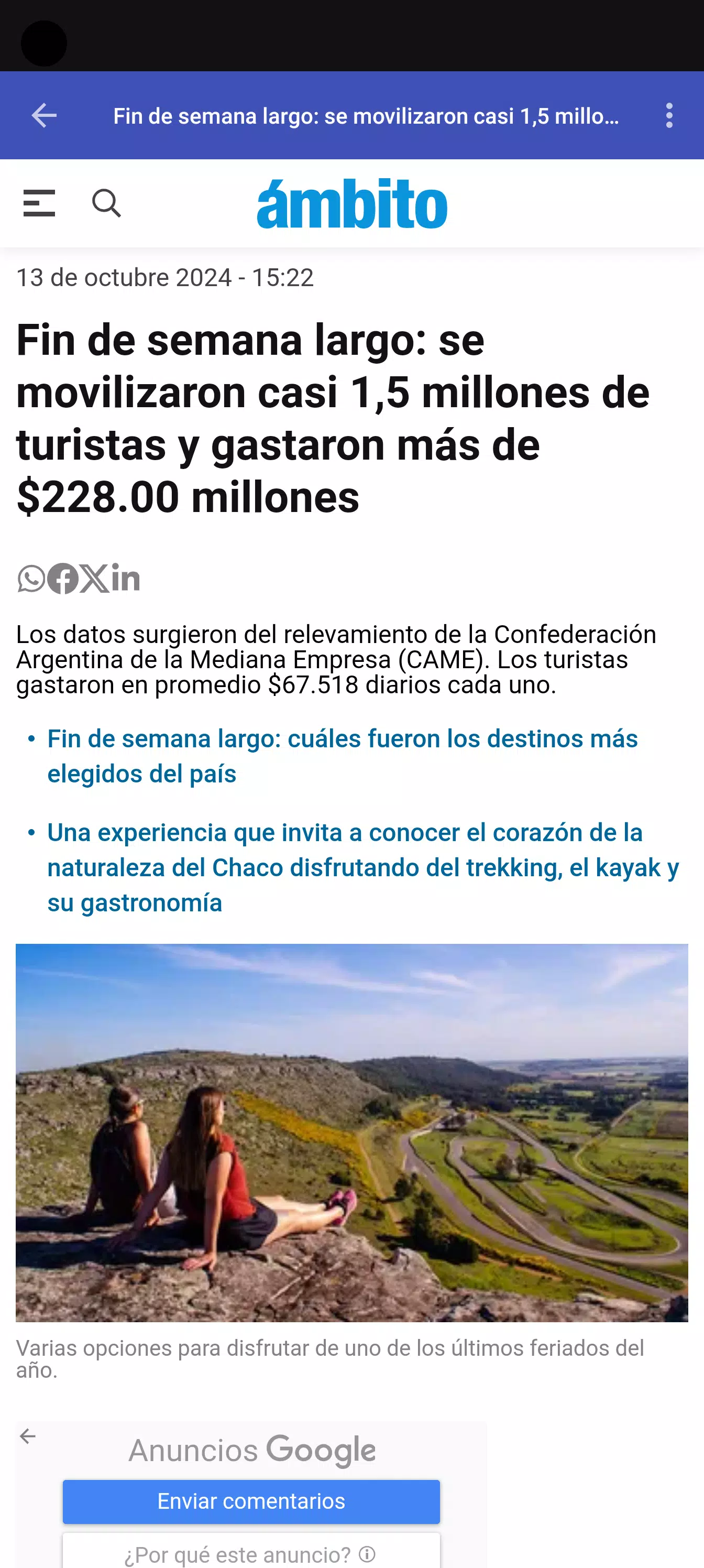 Argentina News Screenshots